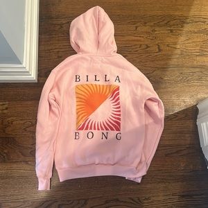 Women pink sun hoodie